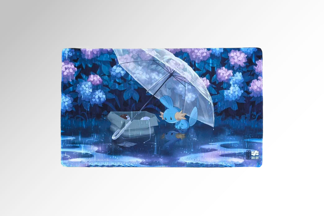 Pokemon Playmat - Mudkip in the Rain